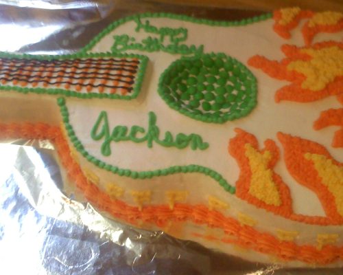 Jackson Guitar Cake 1